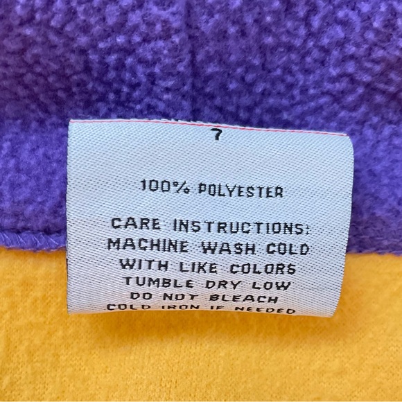 Official UNK NBA LA Lakers Yellow & Purple Patch Logo Full Length Robe Childrens - Picture 12 of 12